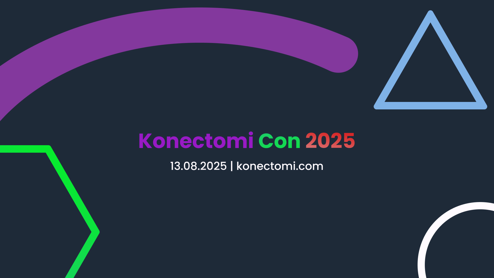 Banner da Konectomi Con 2025